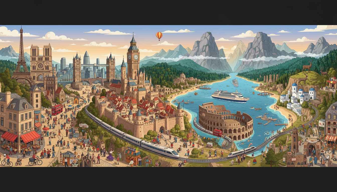 most exciting places to visit in europe