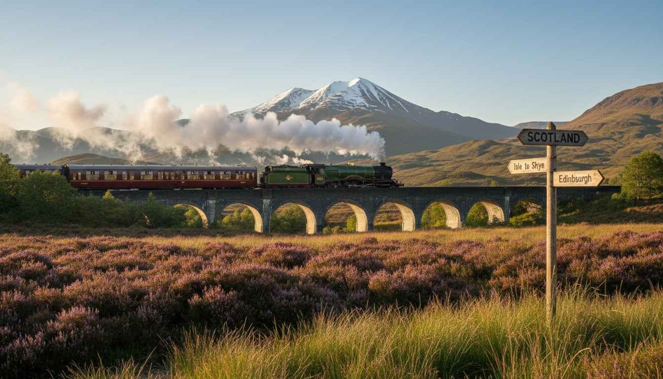 places to visit in scotland by train